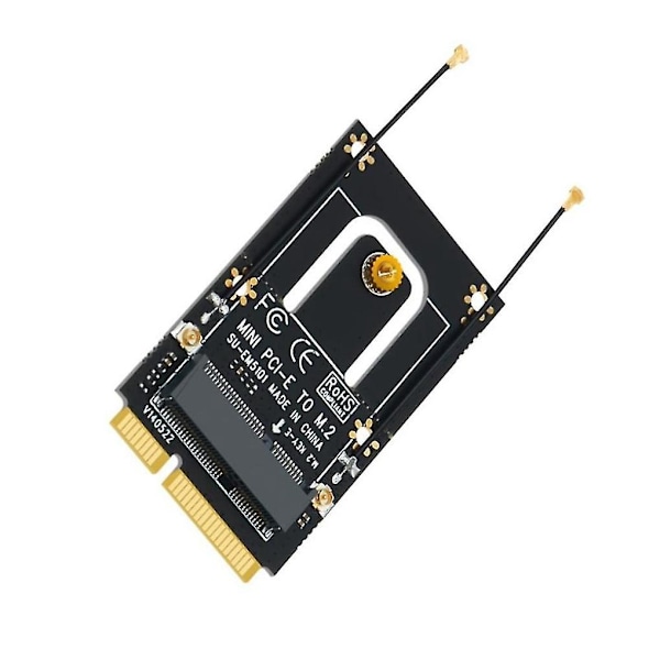 M.2 Ngff til Mini Pci-e Adapter Konverter Udvidelseskort M2 Key Ngff E Interface til M2 Trådløs Blu