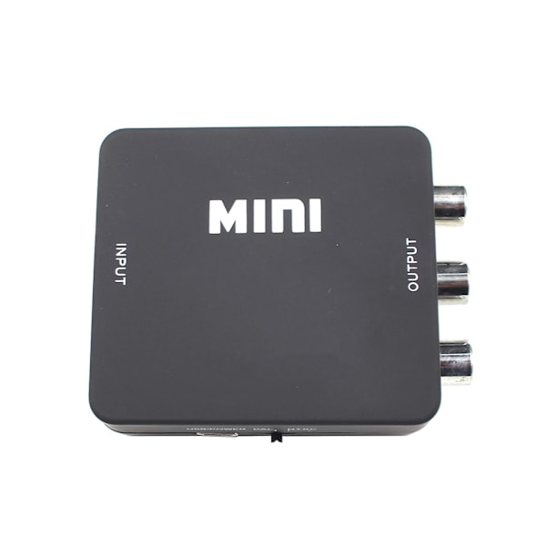 Mini Composite 1080P HDMI-kompatibel til RCA Audio Video CVBS AV Adapter Konverter for HDTV