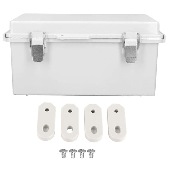 Vandtæt Elektrisk Boks Udendørs Samledåse IP67 ABS DIY Elektronik Kabinet 190x290x140mm