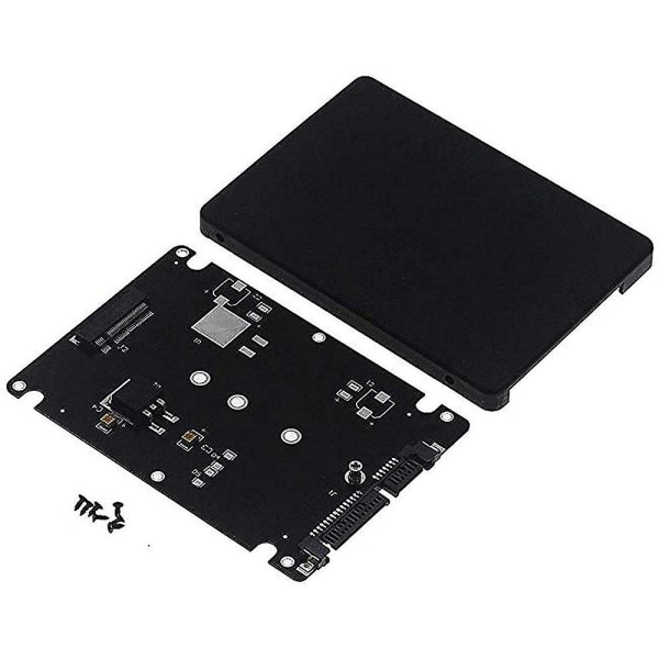 M.2 NGFF til 2,5 tommers SATA SSD/MSATA til SATA-adapterkortdeksel (B-tast for PC-adapter M2 +M Desktop Socket NGFF)