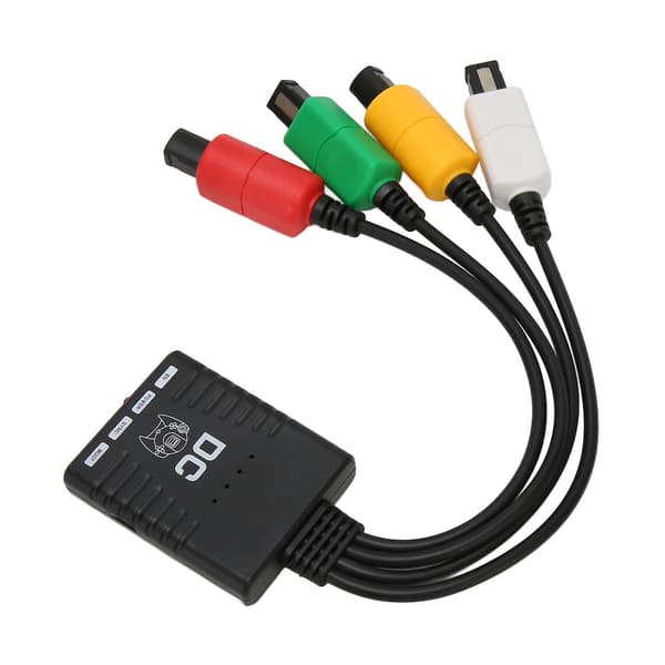 Trådløs Kontroller Adapter 4 Spiller Bluetooth Kontroller Konverter for Sega DC Konsoll for PS5 for 8bitdo for Wii