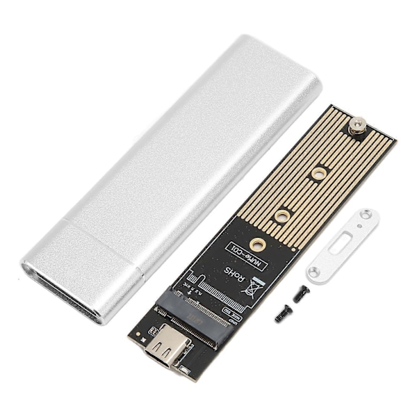 M.2 NVMe SSD -kotelo 10 Gbps 2 TB USB 3.1 Type C UASP-protokolla Type C SSD -kotelo 2230 2242 2260 2280 SSD:lle Hopea Type A - C ja Type C - C kaapeli