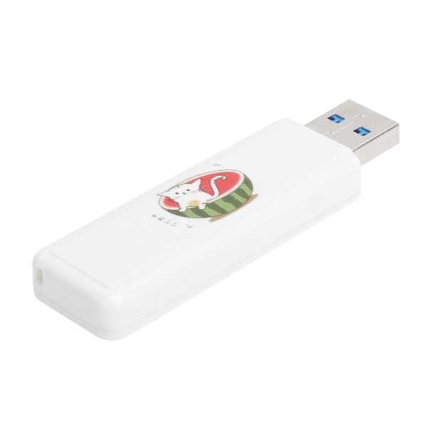 U Disk USB2.0 PushPull Bil Minnepenn Firmagave Datatilbehør (Vannmelon Katt 16GB)