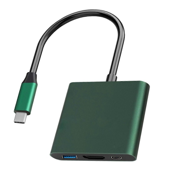 Konverterkabel Hög Upplösning Snabb Överföring Plug Play 4K Typ-C till HDMI-kompatibel Videoadapterkabel för Monitor