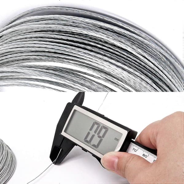 YuGtcen Bildhängande Tråd, 20 meter Bildhängande Tråd Kit, Bildtråd, d
