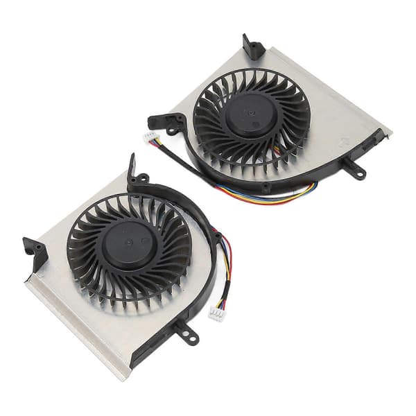 CPU GPU Køleventilator til MSI GE75 GP75 GL75 Lav Støj Lavt Strømforbrug Effektiv Varmeafledning CPU GPU Ventilator