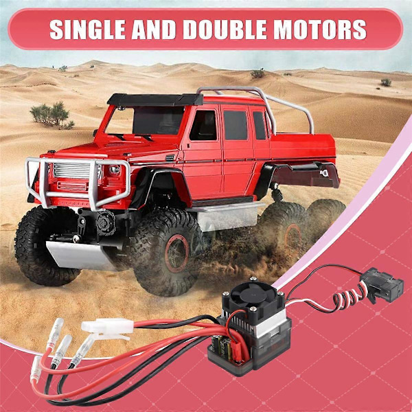 RC Højspændings ESC Børstet Hastighedsregulator 7.2V-16V 320A til RC Bil Lastbil Båd /Axial//