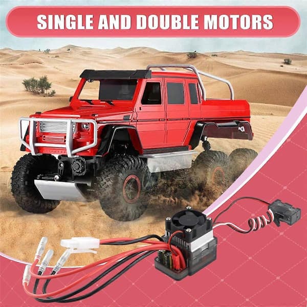 RC Høyspent ESC Børstet Hastighetskontroller 7.2V-16V 320A for RC Bil Lastebil Båt /Axial//