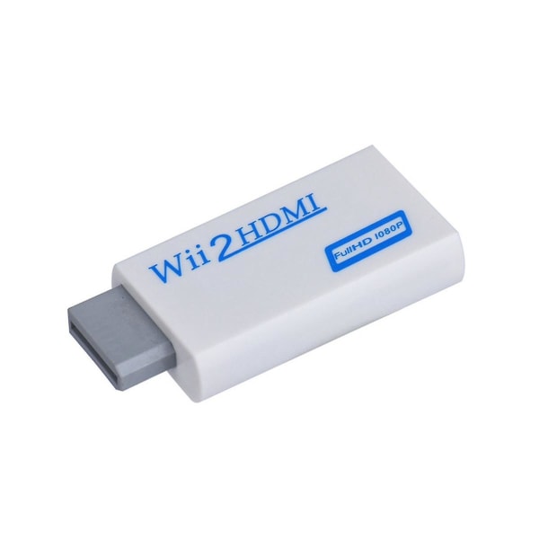 1080p Hdwii -muunnin Yhteensopiva Adapteri PC:lle HDTV-näytön Liittimelle 3.5mm Videoääni Wii2hd