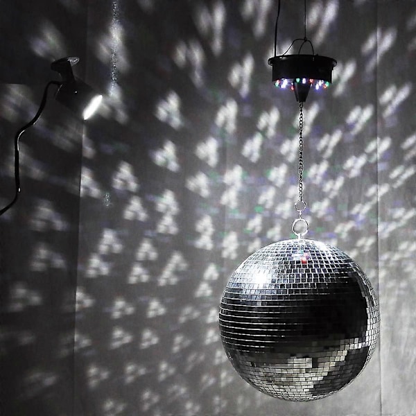 7,9\" Speilglasskule Disco DJ Dance Dekorativ Scene Belysning Hjem Fest Bedrift Vindu Display Dekorasjon