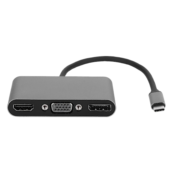 5 i 1 Type?C Multi?Funksjonsdokkingstasjon HDMI+DP+VGA+USB+PD Grensesnitt HUB Adapter