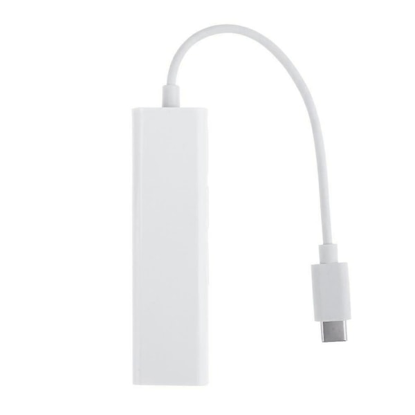 USB-C USB 3.1 Type C til USB RJ45 Ethernet Lan Adapter Hub-kabel for PC