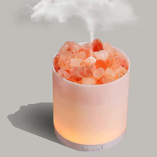 Saltlampa Ultraljud Eterisk Oljediffuser, Saltlampa Diffuser, luftfuktning, aromaterapi