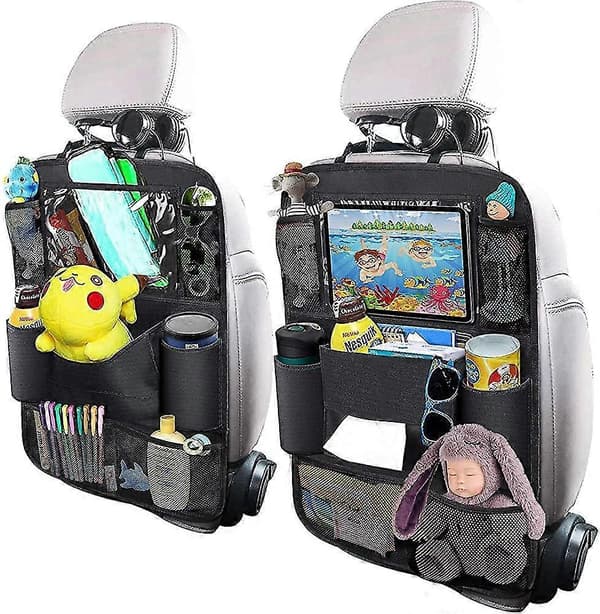 Bilorganisator, 2 stk. bilsetebeskytter, for baby/barn, vanntett setebeskytter