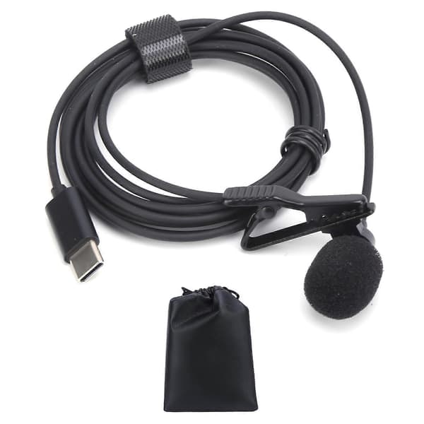 Trådløs Lavalier Mikrofon Lille Klips På Lapel Lav Mic Mini Bærbar til Live Broadcasting
