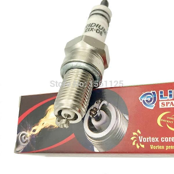 2 ST/LOT INT VORTEX IRIDIUM patent motorcykeltändstift EIX-D8 FÖR D8EA DR8EIX DR8EGP DPR8EIX-9 IX24B X24ESU D8TC