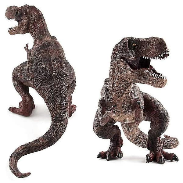 Dinosaur Tyrannosaurus Rex Leke Stor Dinosaur Modell Gutter Barn Brun