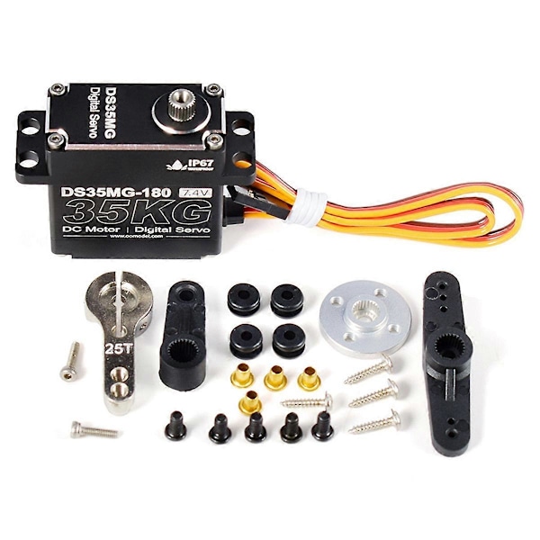 35KG RC Servomotor för RC Bil Robot Mekaniska Armar, 180 Grader