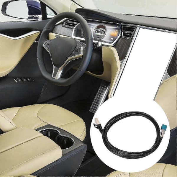 Diagnostisk servicekabel 1013230 00 A Ethernet reparationskabel erstatning for Tesla Model S X 4 PIN-KABEL