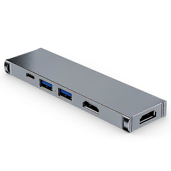 Dual-end Type-c Hane till Dubbel HDMI-kompatibel USB3.1 PD 60W Dockningsstation för MacBook Pro