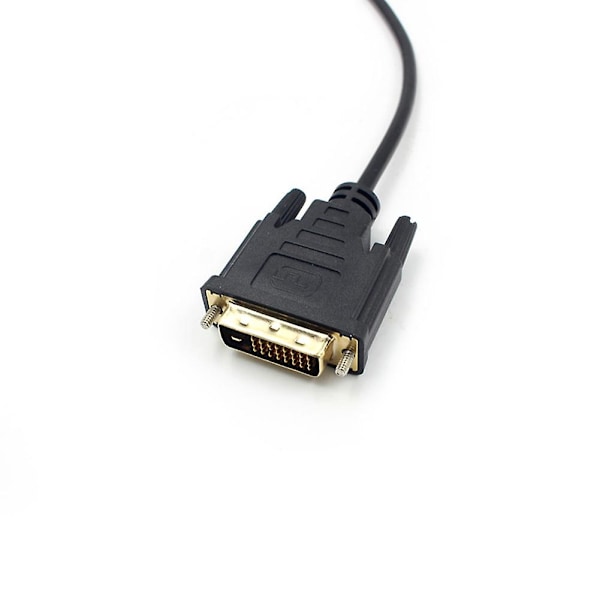 6FT 1.8M Displayport DP Hann til DVI Kabeladapter 24+1 Pins Kjerne Kabel Høy Klarhet 1080P