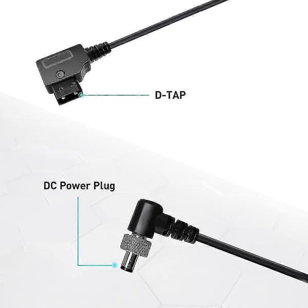 D-tap Til Dc2.1 Strømkabel For Atomos Video Assists Monitorer Lectrosonic