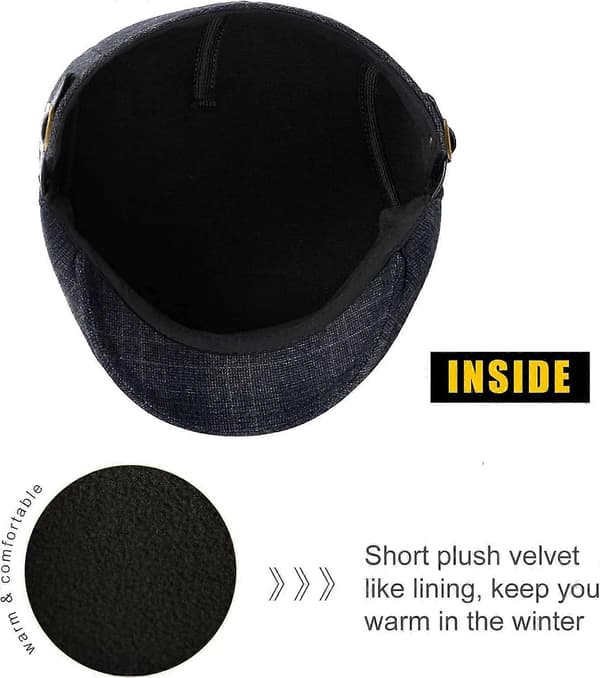 Herr Flat Caps Basker Tweed Klassisk Tweed Keps Dark grey Plaid