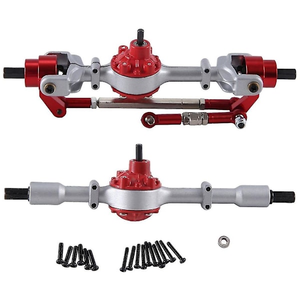 Passer til 1/16 C14 C24 B14 B24 B16 B36 Rc Bil Metal Opgradering For- og Bagaksel Samling 1