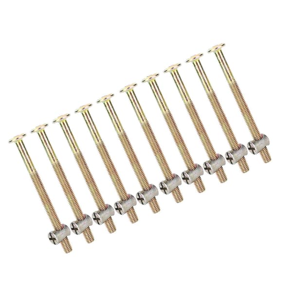 Møbel Hex Socket Tynd Flad Hoved Strukturskrue Bolt Med Møtrikker (80mm) YEMAA