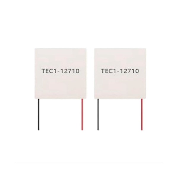 2 stk. Elements Peltier Tec1-12710 Termoelektrisk Peltier Modul 12710 Tec 12v 10a Diy Kjøler Peltier Elemente Board