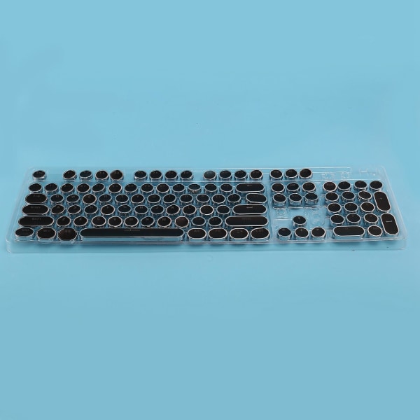 104-tasters retro runde tastaturer Dobbel linse gjør-det-selv-skrivemaskin tastaturer for bakbelyst mekanisk tastatur