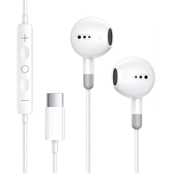 Typ C Hörlurar | USB C Trådbundna Hörlurar | Smala USB C Hörlurar | USB C Hörlurar