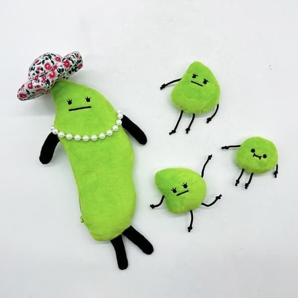Secret Staycation Pehmolelu Secret Staycation Edamame Perhepehmolelu