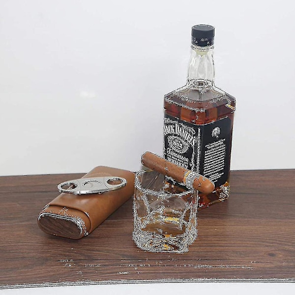 Premium Cigarrfodral i Läder med Cederträfoder