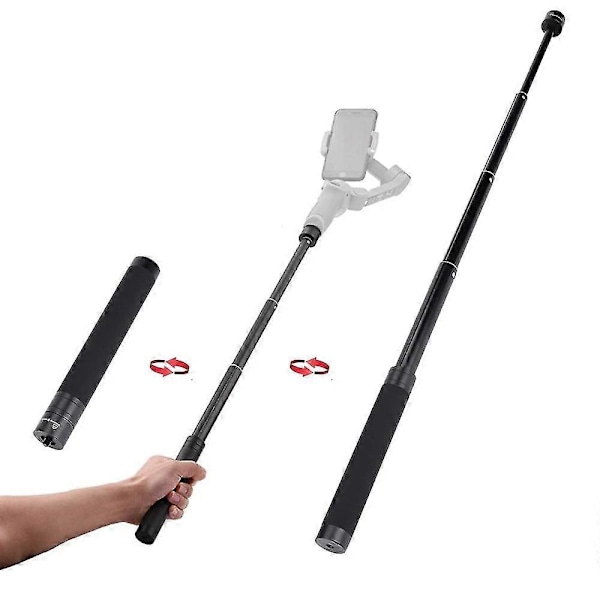 Forlengelsesstang Selfie Stick for DJI Osmo Mobile 5/4/3, Feiyu, Zhiyun, Moza - Kompatibel med Gimbal-kameraer