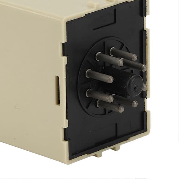 Tidsrelä Justerbar Timing Strömavbrott Timer Fördröjning AC 200?220V ST3PF Tillbehörsdel 10S