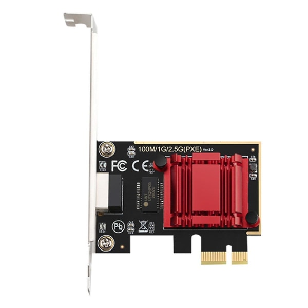 2.5G PCI-e till RJ45 Gigabit nätverkskort RTL8125B-chip 10/100/1000 Mbps Ethernet trådbunden RJ45 LAN-styrenhet