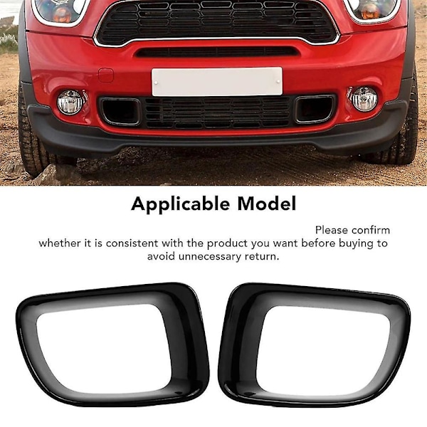 Bil Front Grill Ram Trim Främre Stötfångare Grill Yttre Ram För Mini R60 R61 51119803941 51119803942