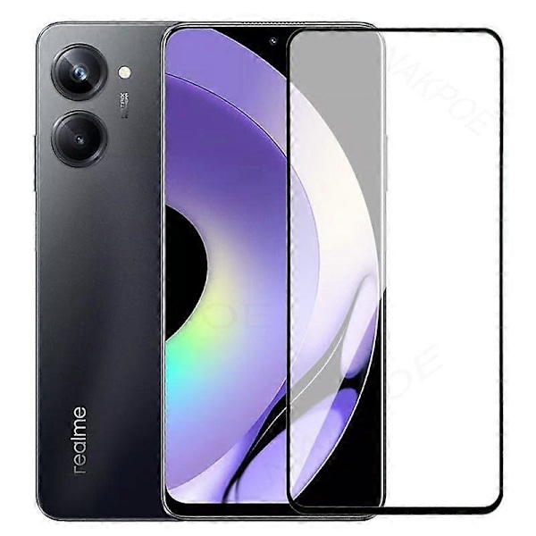 100D Karkaistu lasi Realme 8i 4G:lle Näytönsuoja Suojalasi Kalvo