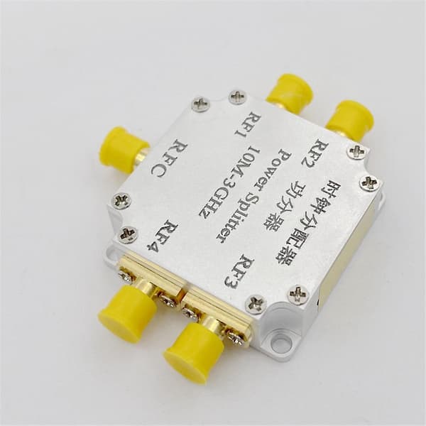 SMA RF Power Splitter Én Til Fire 10M-3G Clock Splitter Multifunktionel Praktisk Power Splitter