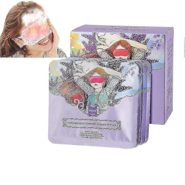 10 pakker Steam Eye Masks til tørre øjne, Spa Varm Øjenmaske, Lindring af øjentræthed Varm Søvn Øjenmaske