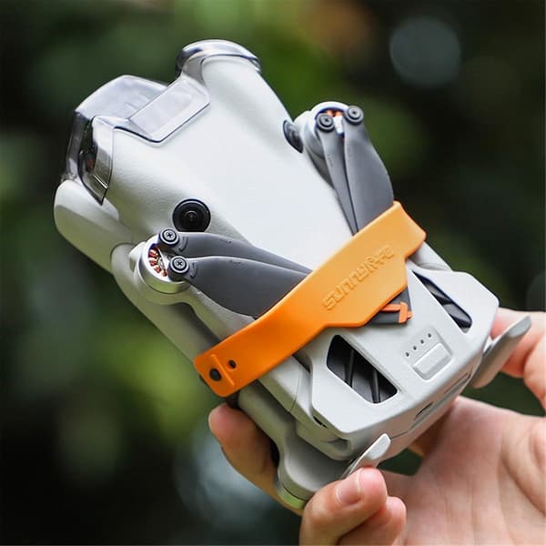 for Mini 4 Pro Bundle Propellblad Fikseringssett Bundle Propell Chassis Beskyttelsesdeksel, Svart O