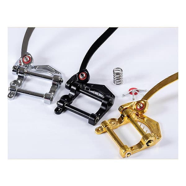 Gitarr Tremolo Vibrato Stall Tailpiece Archtop Kompatibel med SG ES335 LP Elgitarr Universal (Svart)