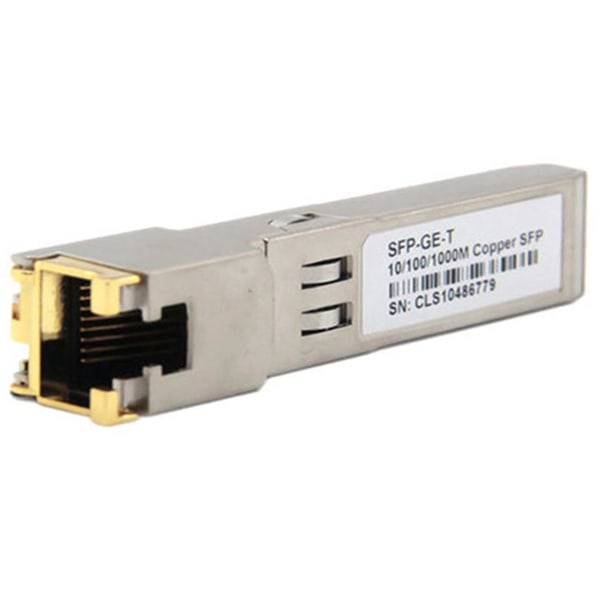 Sfp-moduuli Rj45-kytkin Gbic 10/100/1000-liitin Sfp-kupari Rj45 Sfp-moduuli Gigabit Ethernet-portti