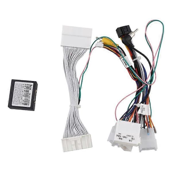 2 Din GPS Radio Canbus Boks Dekoder m/16 Strømkabel Ledningsnett FT--02 for