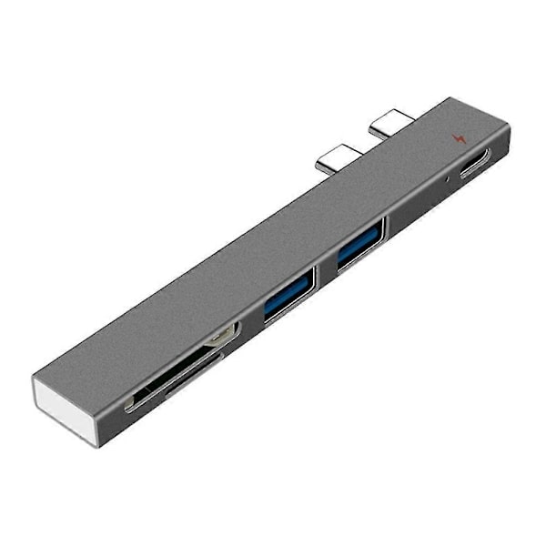 Dobbelt Type-c 2.0 Hub -funktions Hub Sd/tf Type C -i- Expans Dock