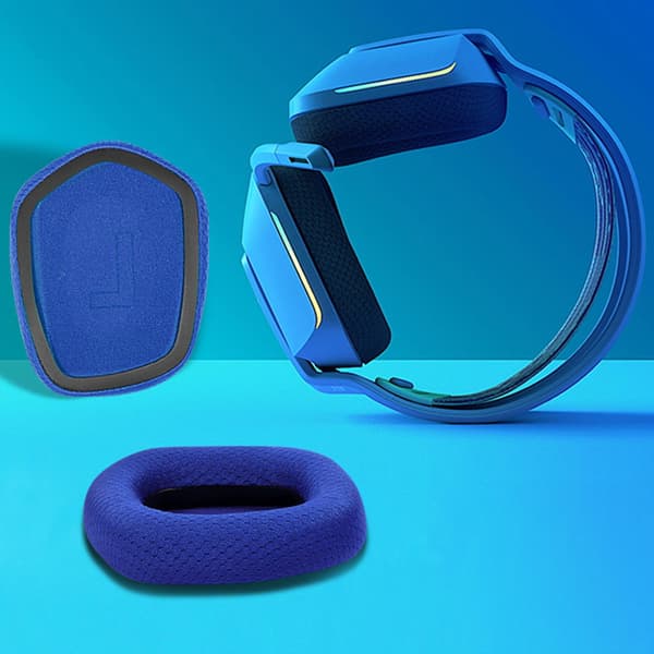 Højelastisk Åndbar Mesh Ørepude Ørekapsler Headset Udskiftning Ørevarmere til Logitech G733 Hovedtelefon