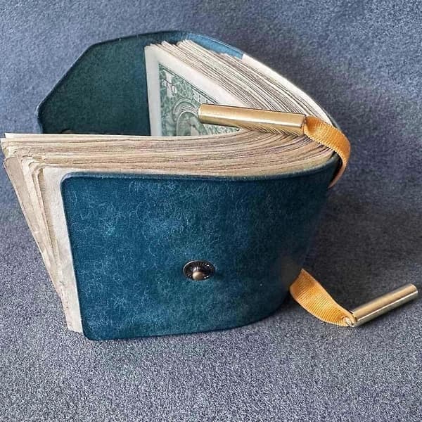 Haptic-lompakko, aito PU-käteiskotelolompakko, Bobboslin/Hapticwallets-kukkaro Bule