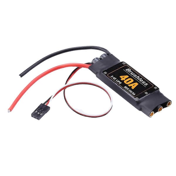 2-4S 40A Børsteløs ESC Drone Fly Deler Hastighetskontroller Motor for RC FPV Quadcopter Helikopter