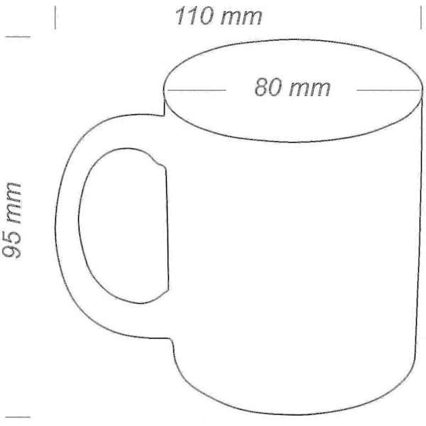Kaffemugg Mugg Tag Keramisk Mugg Långfinger Kopp Te Kopp